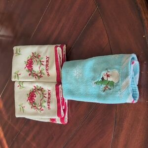 Lovely Christmas Hand Towels
